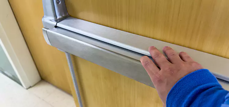 Installing a Push Bar on a Door St. Petersburg